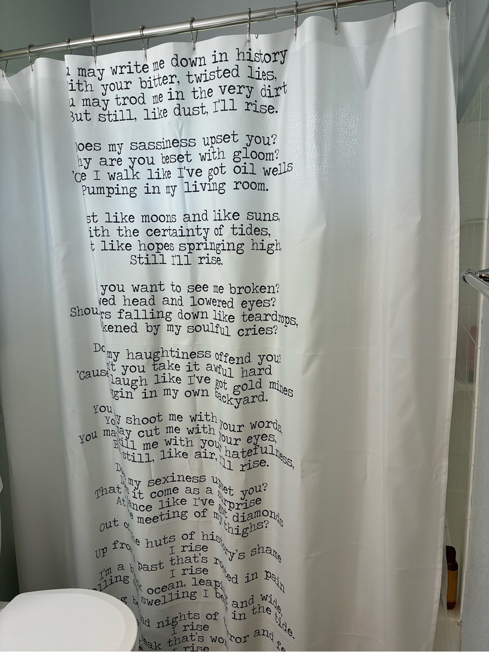 Still I Rise— Shower Curtain